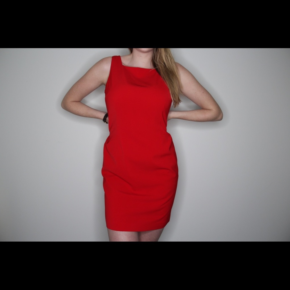 Vintage Plaza South red cocktail dress